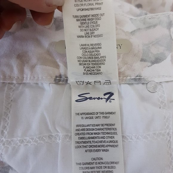 7 FOR ALL MANKIND Tummyless High Rise Skinny  Plus Size 14 - Picture 3 of 12